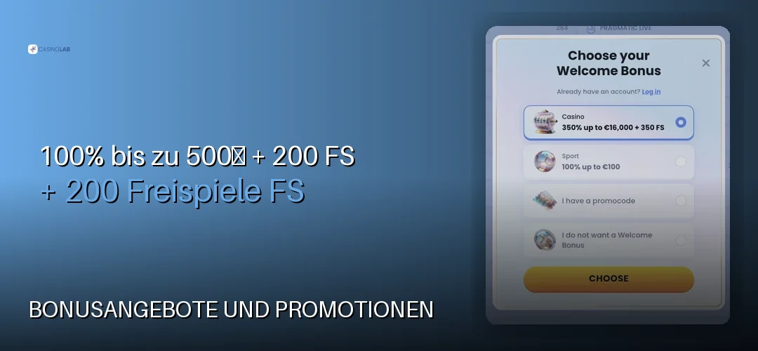 Casino Lab promotional banner